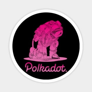 Polkadot coin Crypto coin Cryptocurrency Magnet